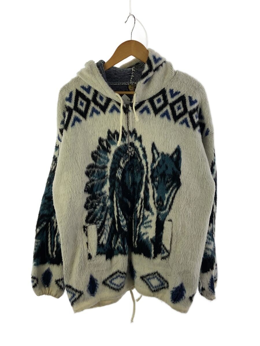 【中古】エクアドエルニット・セーター(厚手)/インディアン ウルフ柄/XXL/ウール【メンズウェア】|2nd STREET 店
