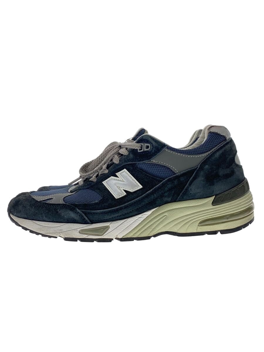 【中古】NEW BALANCE◆ローカットスニーカー/UK8.5/NVY/M991NV【シューズ】