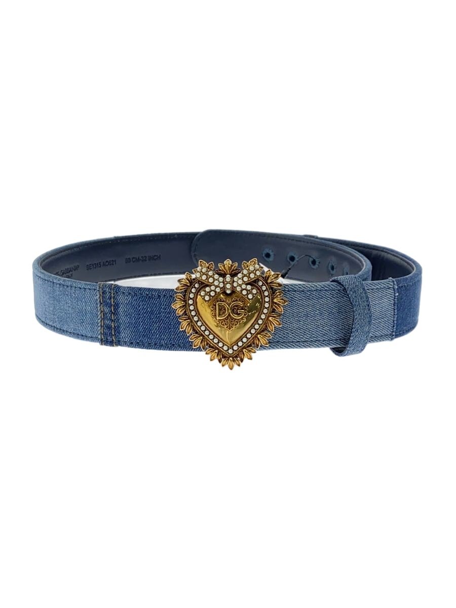 【中古】DOLCE&GABBANA◆Devotion Denime Belt/ベルト/レザー/IDG/総柄/メンズ/BE1315【服飾雑貨他】｜2ｎｄ STREET 店 29,029円