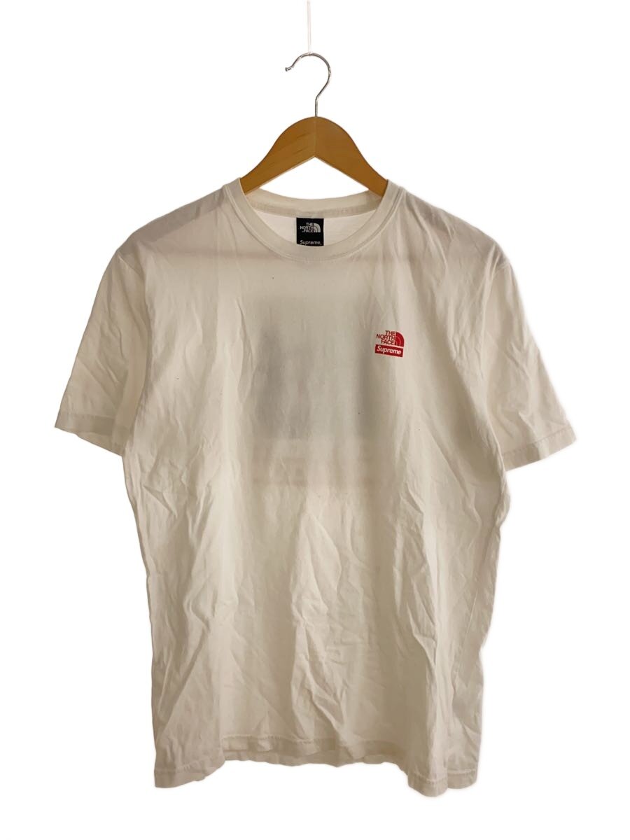 【中古】THE NORTH FACE◆SUPREME STATUE TEE/M/綿織物/WHT/? NULL ?【メンズウェア】