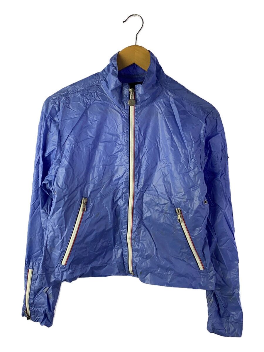 【中古】MONCLER◆上衣/1/ポリエステル/BLU/無地【レディース御召しもの】