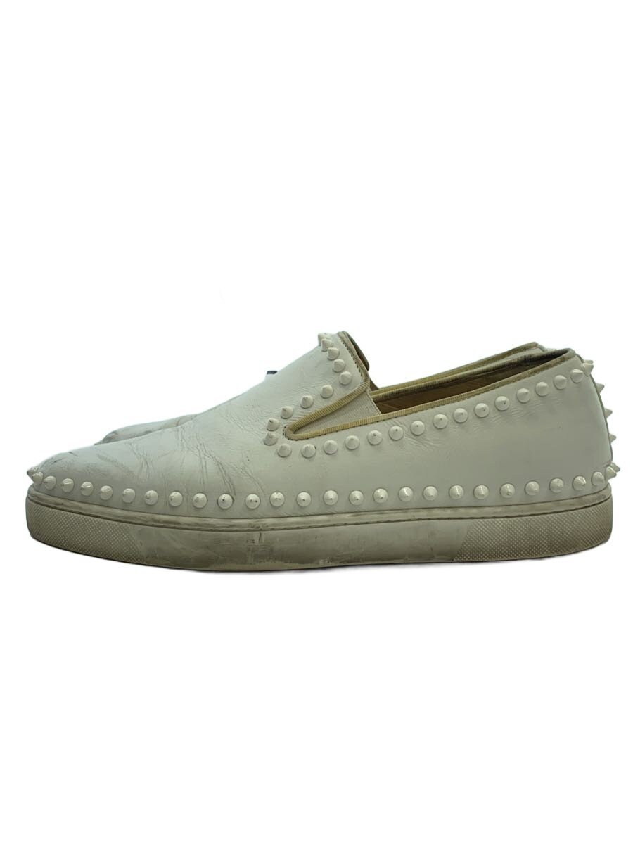 【中古】Christian Louboutin◆ローカットスニーカー/43/WHT【シューズ】