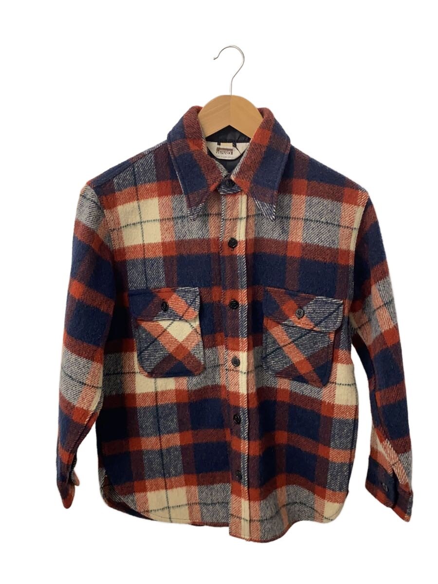 【中古】Montgomery Ward◆長袖シャツ/--/ウール/RED/チェック/～70s【メンズウェア】｜2ｎｄ STREET 店 8,745円