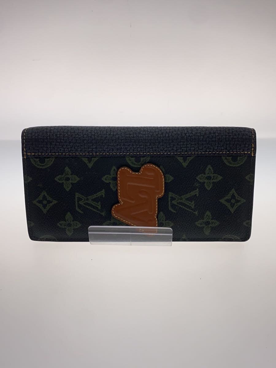 【中古】LOUIS VUITTON◆長財布/PVC/BLK/メンズ/M81807/イニシャル刻印有【服飾雑貨他】｜2ｎｄ STREET 店
