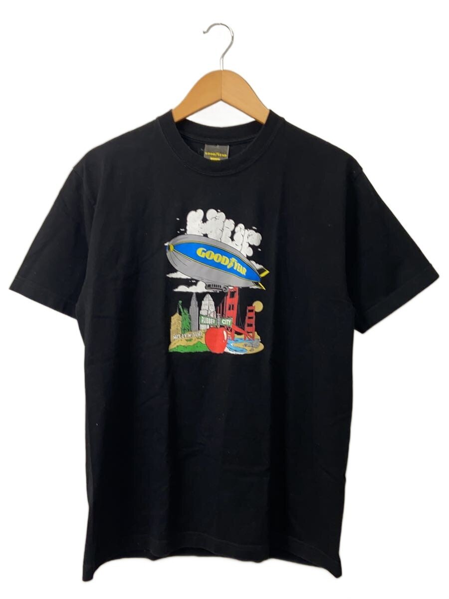 【中古】HUF◆プルオーバー/M/綿織物/BLK/KN00469/ハフ/黒いこと/黒/グッドイヤー【メンズウェア】