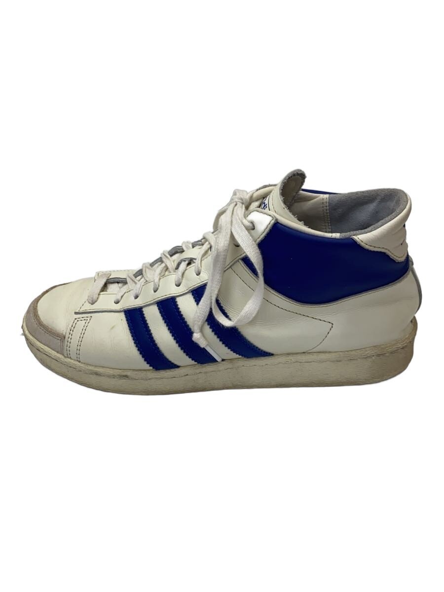 【中古】adidas◆JABBAR HI_ジャ赤ちょうちん 御機嫌/27.5糎/WHT//【シューズ】
