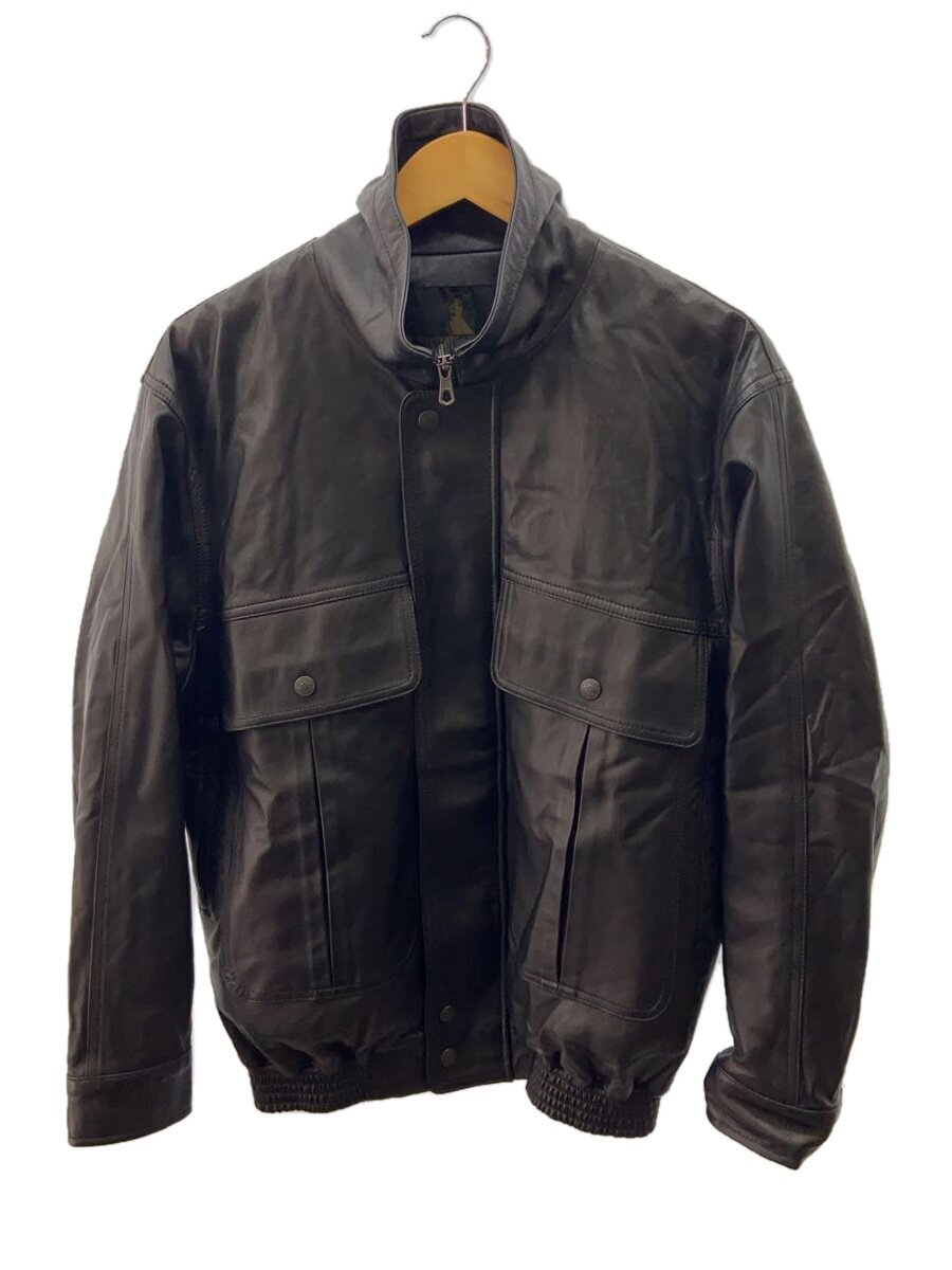 【中古】HYSTERIC GLAMOUR◆レザージャケット・ブルゾン/S/羊革/BLK/無地/02201LB01/20SS【メンズウェア】｜2ｎｄ STREET 店