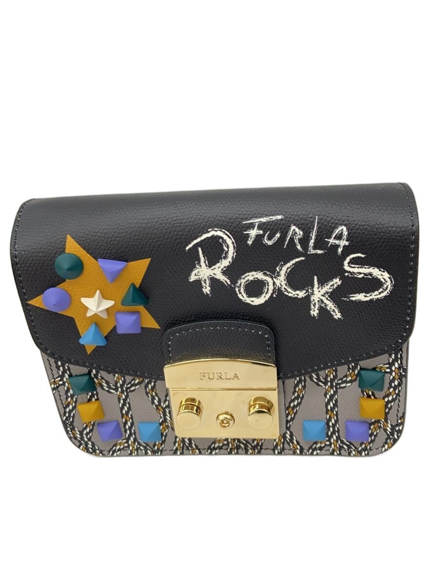 【中古】FURLA◆ショルダーバッグ/レザー/マルチカラー【バッグ】｜2ｎｄ STREET 店
