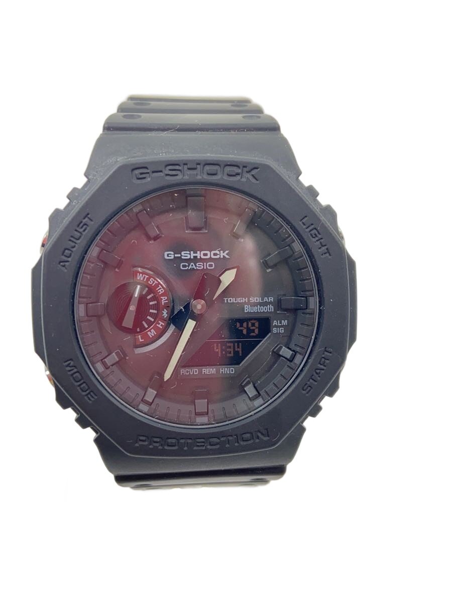 【中古】CASIO◆ソーラーウオッチ_G-SHOCK/デジタル/BLK【服飾雑貨他】