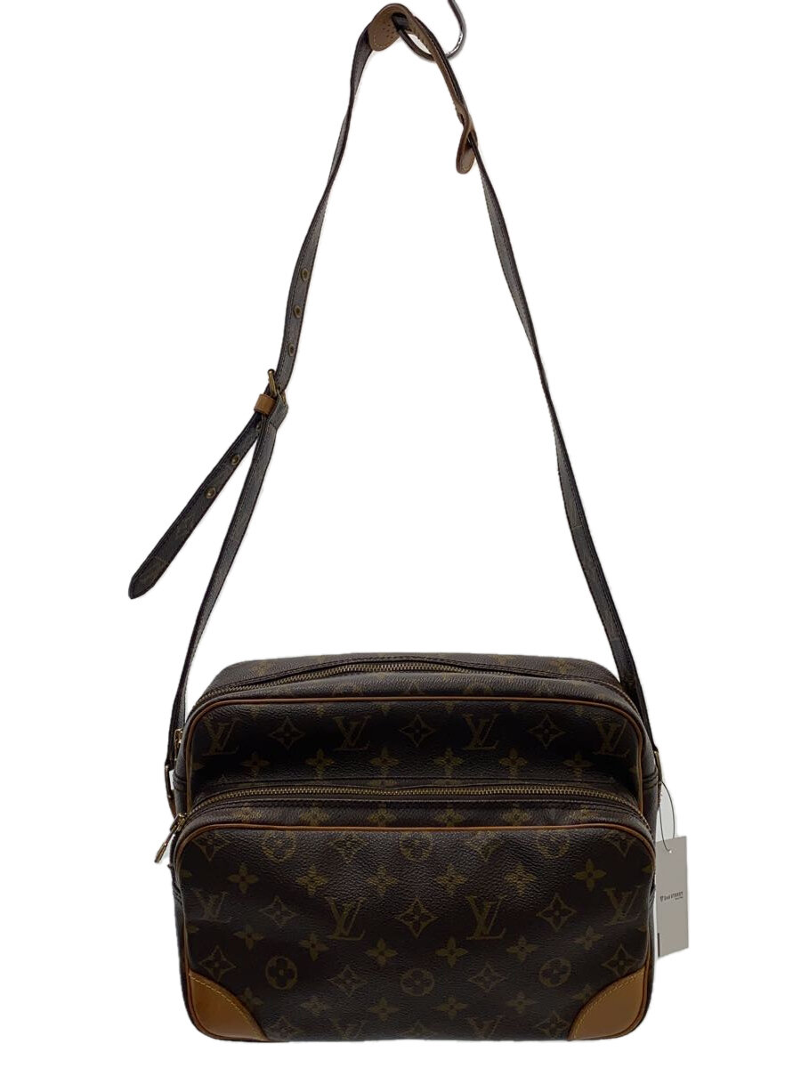 【中古】LOUIS VUITTON◆ナイル_モノグラム・帆布_BRW/PVC/BRW/モノグラム【御徒面子】