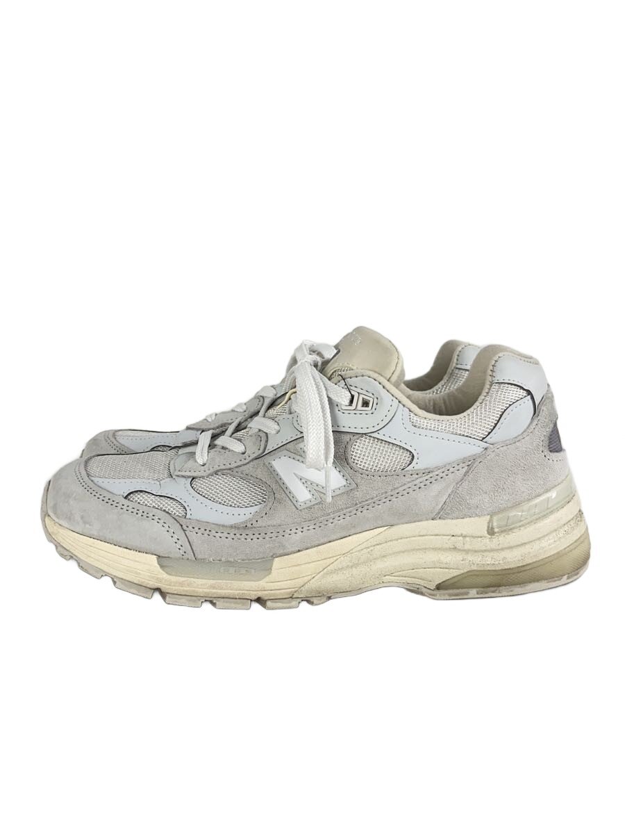 【中古】NEW BALANCE◆ローカットスニーカー/27珊/白いこと/スウェード/M992MD【シューズ】