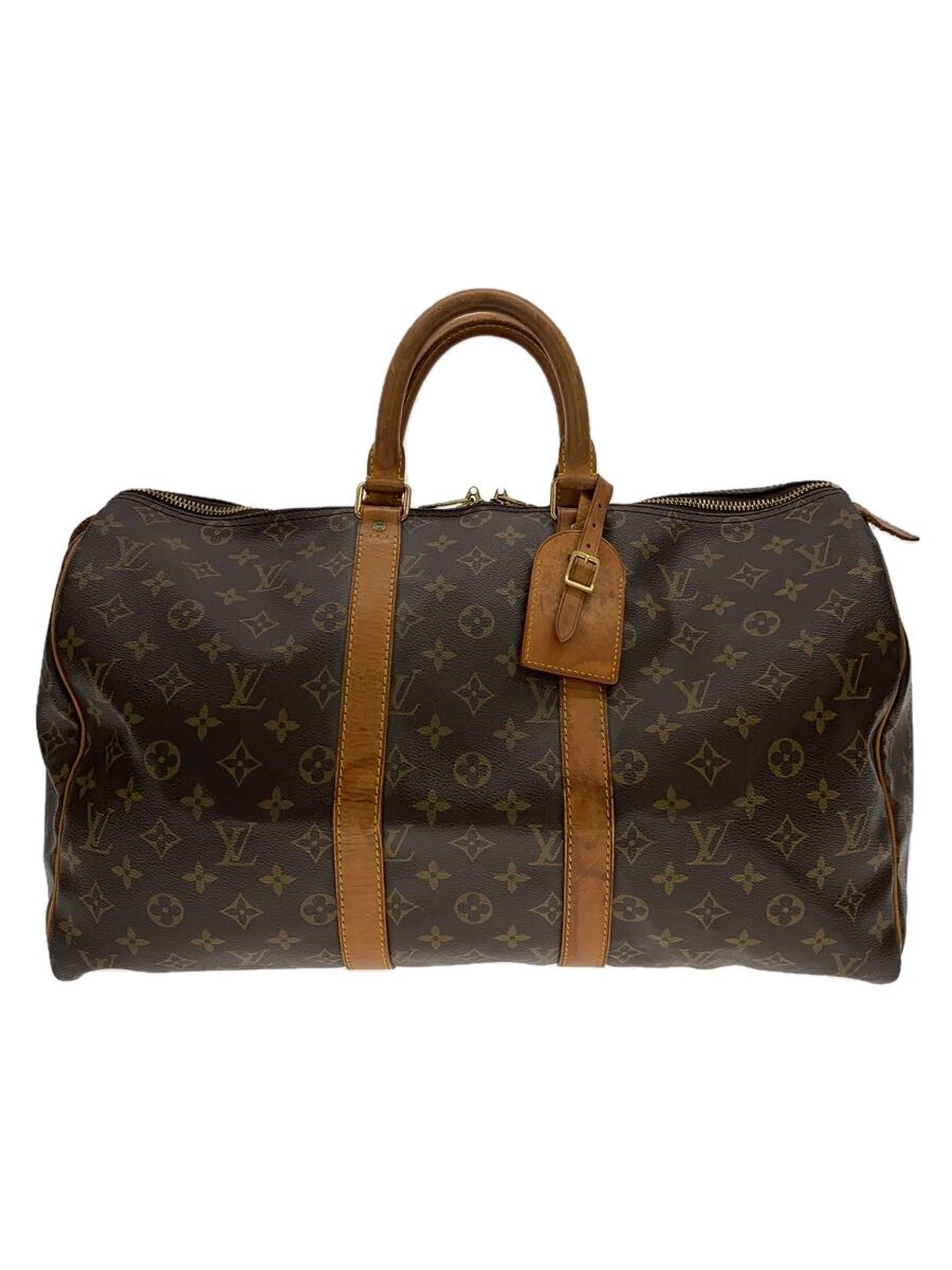 【中古】LOUIS VUITTON◆キーポル45_モノグラム・帆布_BRW/PVC/BRW/M41428/SP0961【御徒面子】