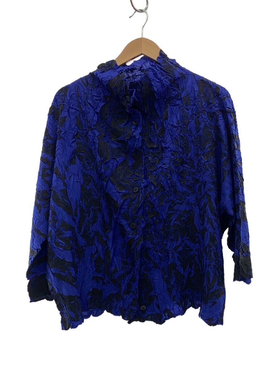 【中古】ISSEY MIYAKE◆トップス/2/ポリエステル/NVY/IM73FO159【レディース御召しもの】