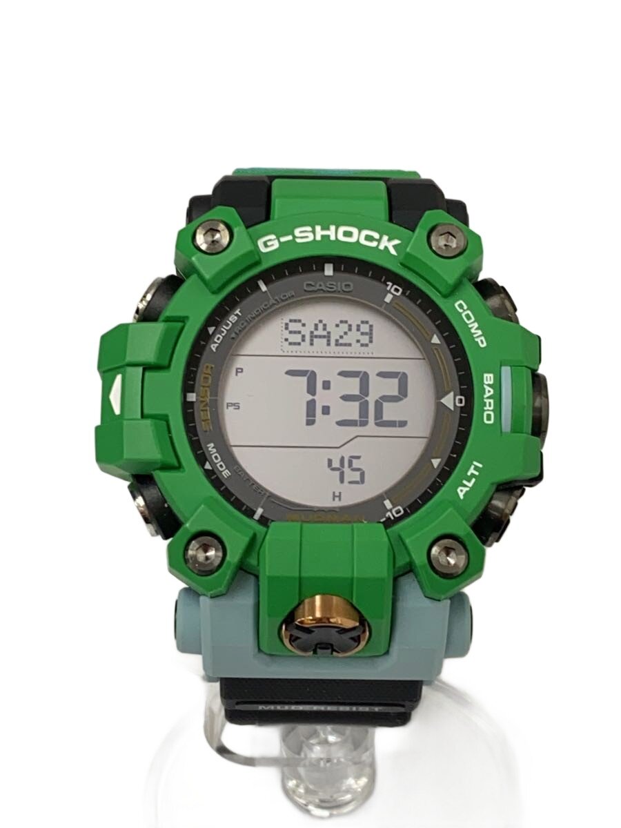 【中古】CASIO◆ソーラーウォッチ_G-SHOCK/デジタル/思われ人/BLK【服飾雑貨他】