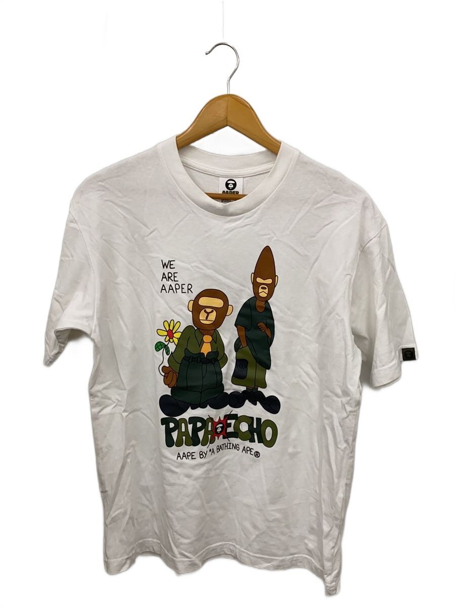【中古】AAPE BY A BATHING APE◆プルオーバー/S/綿織物/AAPTEM9477XXG【メンズウェア】