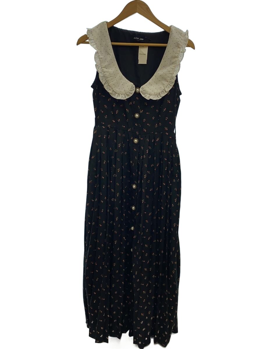 【中古】sister jane◆ノースリーブ衣装/--/--/BLK/総柄【レディース御召しもの】