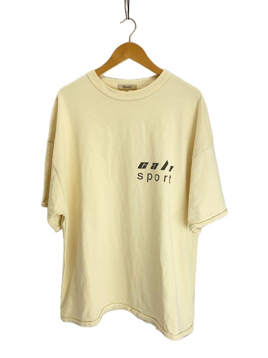 【中古】YEEZY◆SEASON 5/プルオーバー/M/綿織物/IVO/無地//【メンズウェア】