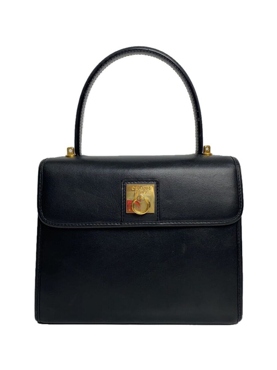 【中古】CELINE◆ハンドバッグ/レザー/BLK/無地【バッグ】|2nd STREET 店