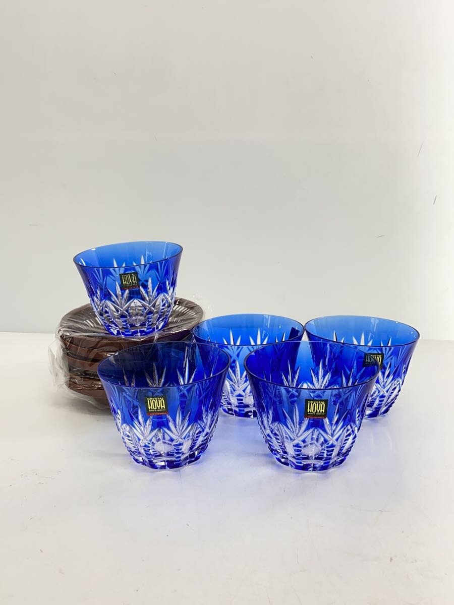 楽天市場】ショットグラス 切子 ブルー 7個セット 0311昭和 レトロ
