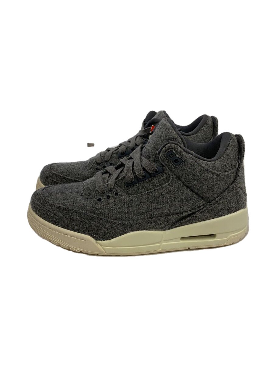 【中古】NIKE◆AIR JORDAN 3 RETRO WOOL/エアジョーダンレトロウール/グレー/854263-004/25cm【シューズ】｜2ｎｄ STREET 店 9,570円