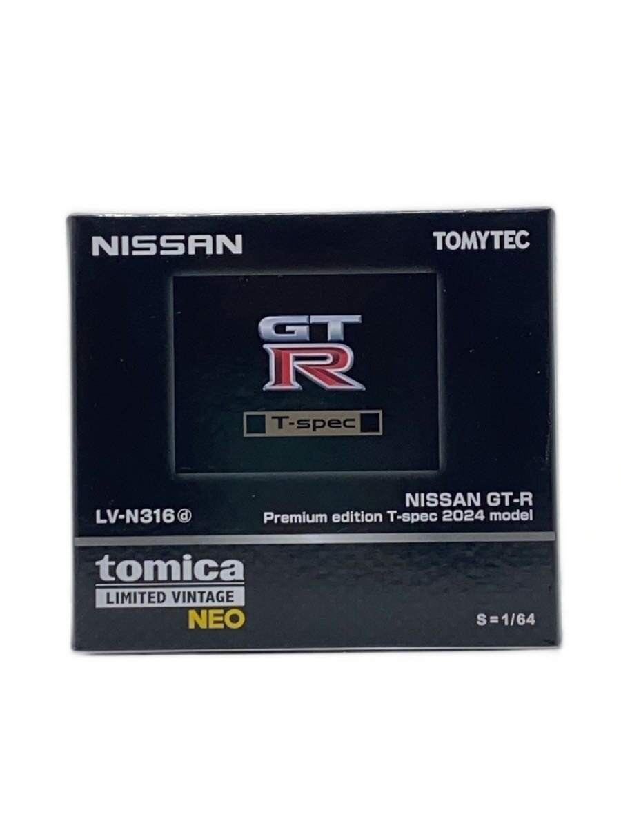 【中古】TOMYTEC◆ミニカー/tomica LIMITED VINTAGE NEO/NISSAN GT-R T-spec 2024/BLK【ホビー】
