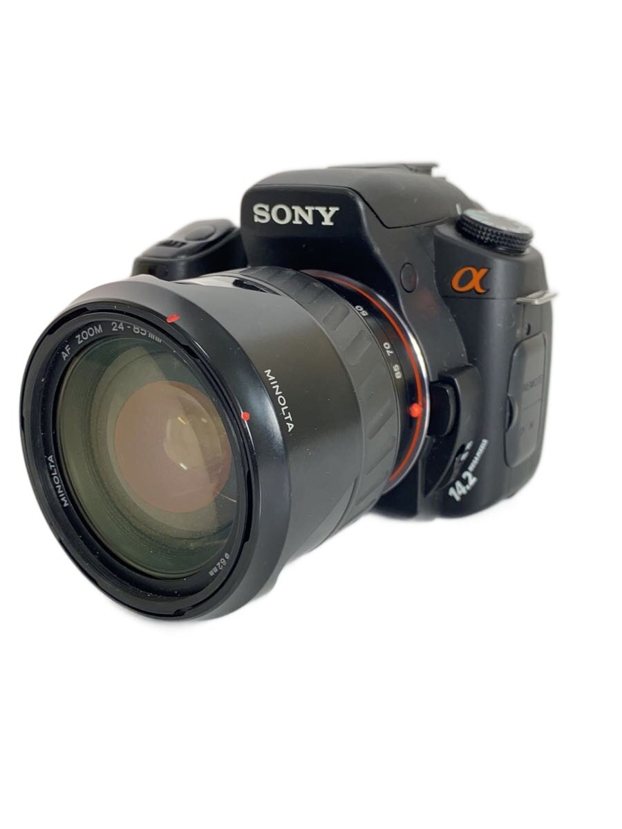 【中古】SONY◆デジタル一眼写真機 α350 DSLR-A350K 望遠レンズ一揃いの道具【写真機】
