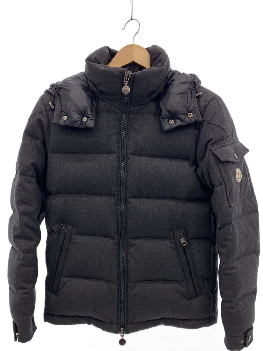 【中古】MONCLER◆落ちこむ上衣/O/ナイロン/BLK/無地/RN116347//【メンズウェア】