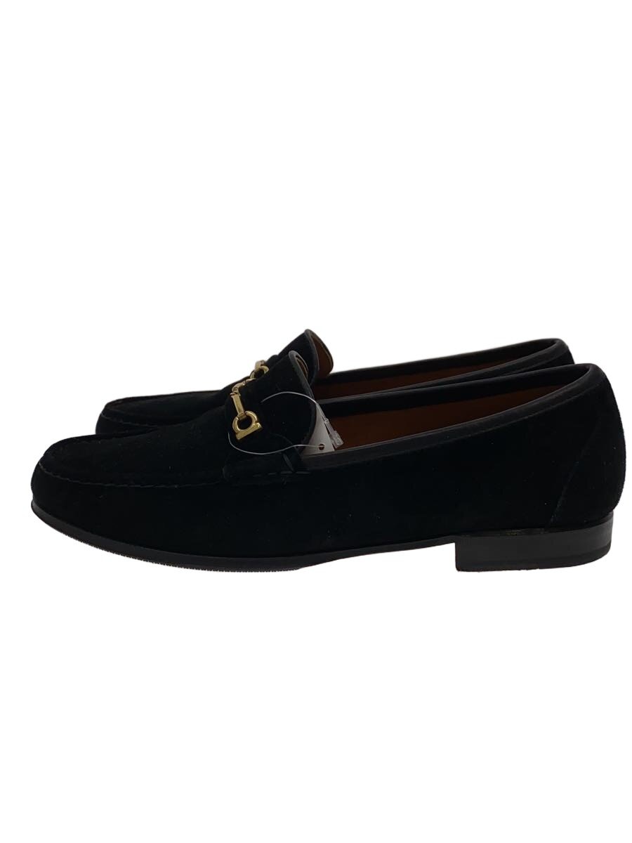 【中古】Salvatore Ferragamo◆◆ガンチーニ・ビットローファー/BLK/スウェード//【シューズ】|2nd STREET 店