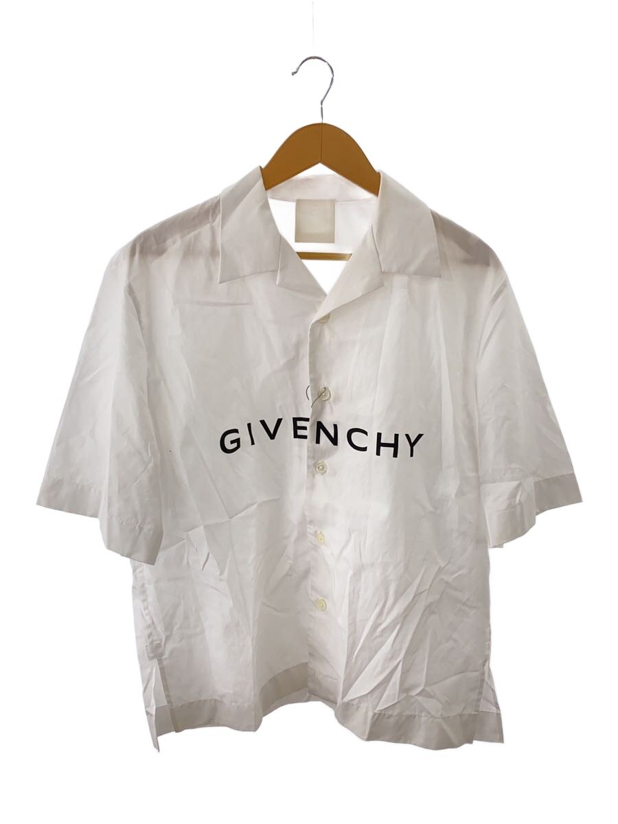 【中古】GIVENCHY◆ボウリングプルオーバー/半袖プルオーバー/綿織物/WHT/BM60T51YC811639【メンズウェア】