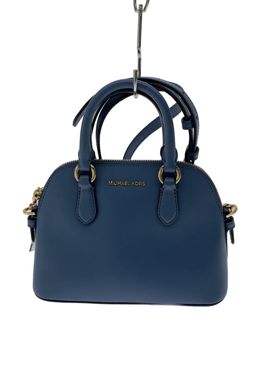 【中古】MICHAEL KORS◆ハンドバック/--/BLU/CA-2211//【御徒面子】