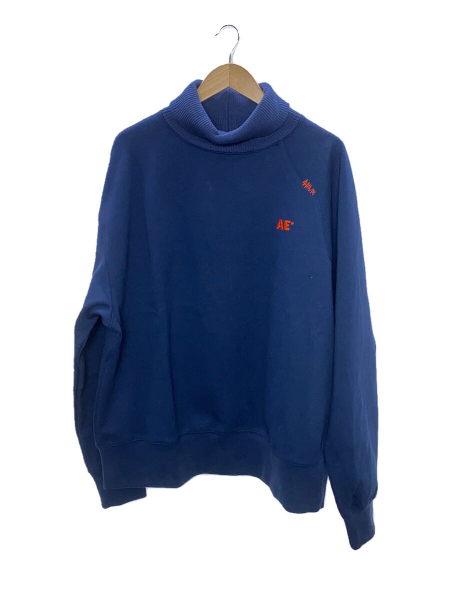 【中古】ADER ERROR◆ADE TURTLENECK/3/綿織物/BLU/19AFWTO04NV【メンズウェア】