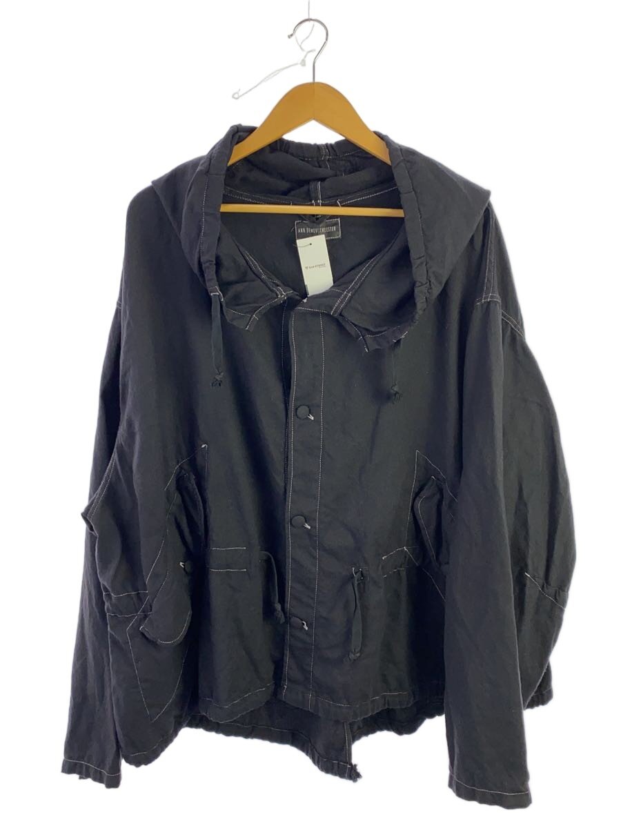 【中古】ANN DEMEULEMEESTER◆上衣/M/羊毛/BLK/無地/352-01-49019//【メンズウェア】
