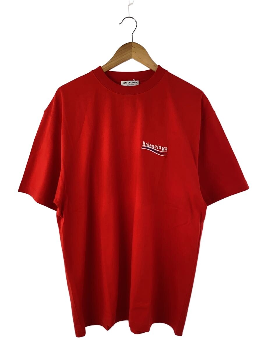 【中古】BALENCIAGA◆◆23AW/Large Fit Tee/Tシャツ/M/コットン/RED/641655【レディースウェア】｜2ｎｄ STREET 店 36,179円