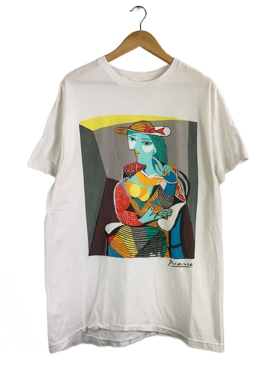 【中古】90s/ピカソ/座る女/Tシャツ/XL/コットン/WHT/プリント//【メンズウェア】|2nd STREET 店