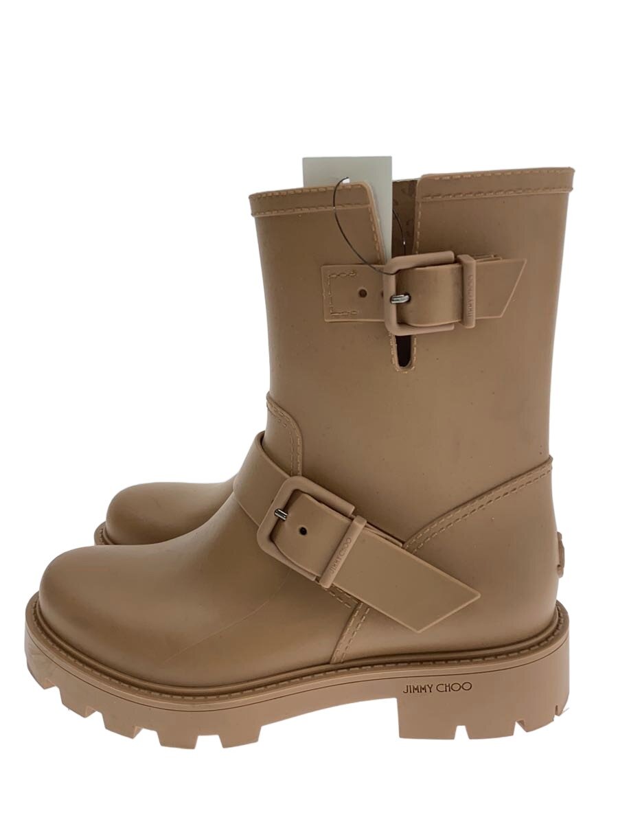【中古】JIMMY CHOO◆レインブーツ/35/BEG//【シューズ】｜2ｎｄ STREET 店