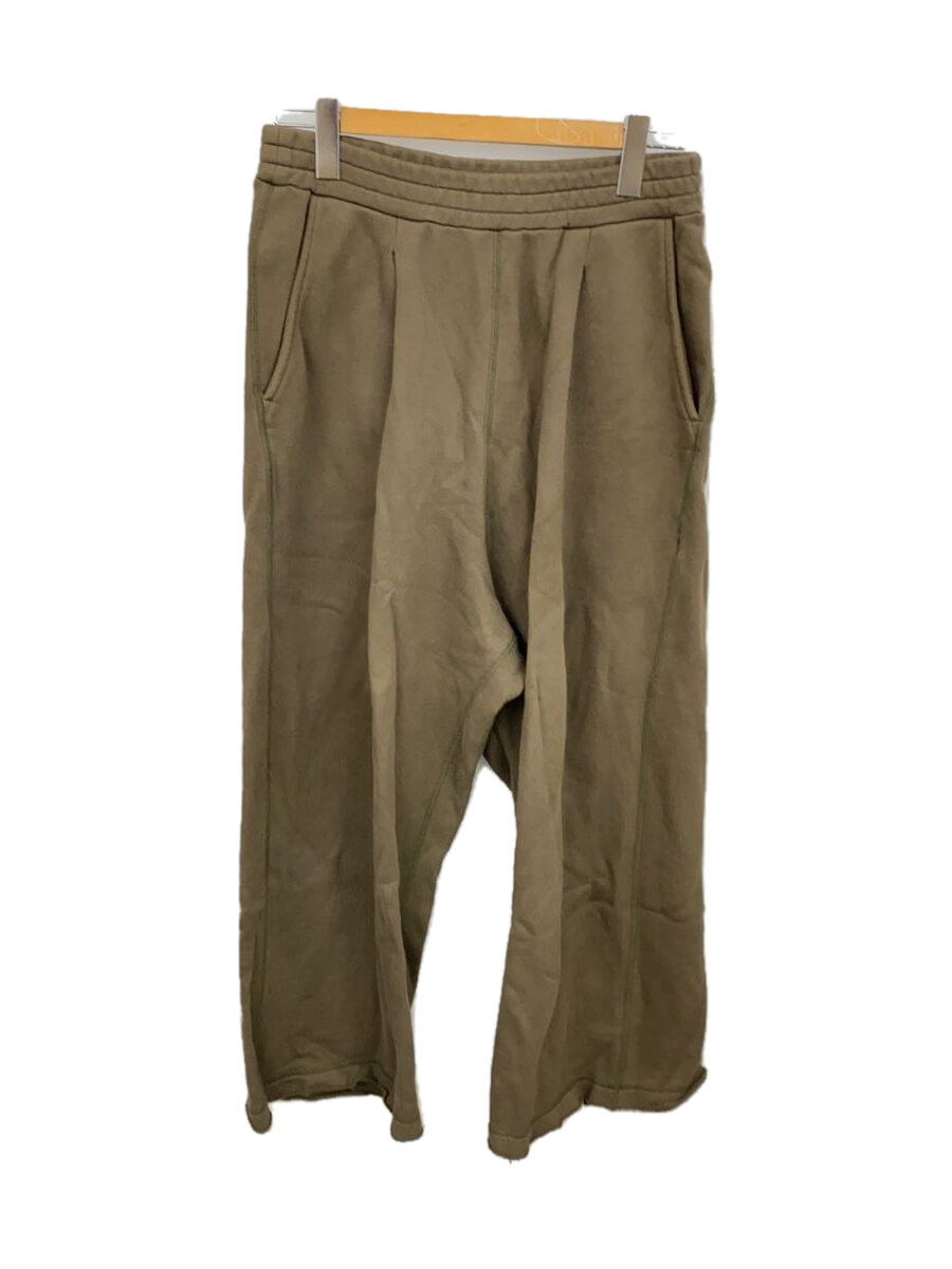 【中古】juha◆FADE WIDE SWEAT PANTS/3/綿織物/KHK/10200805//【メンズウェア】