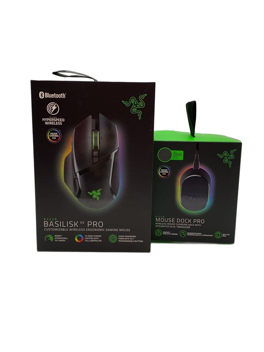 【中古】Razer◆マウス Basilisk V3 Pro RZ01-04620100-R3A1【パソコン】