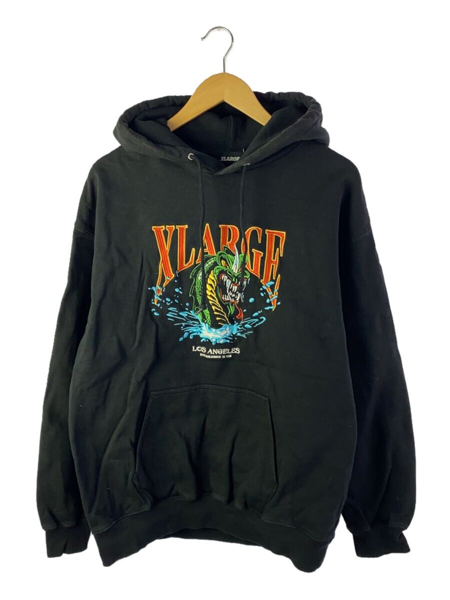 【中古】X-LARGE◆パーカー/L/綿織物/BLK/無地/101224012006//【メンズウェア】