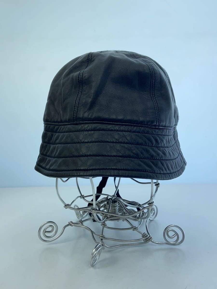 【中古】CCU/かぶり笠/井戸釣瓶かぶり笠/FREE/羊革/BLK/無地/メンズ//【服飾雑貨他】