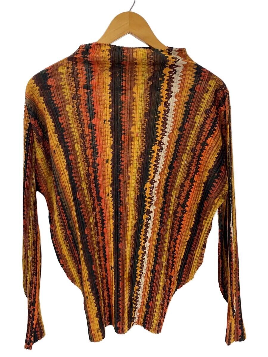 【中古】PLEATS PLEASE ISSEY MIYAKE◆カットソー/--/ポリエステル/ORN/総柄/7559084【レディースお召しもの】