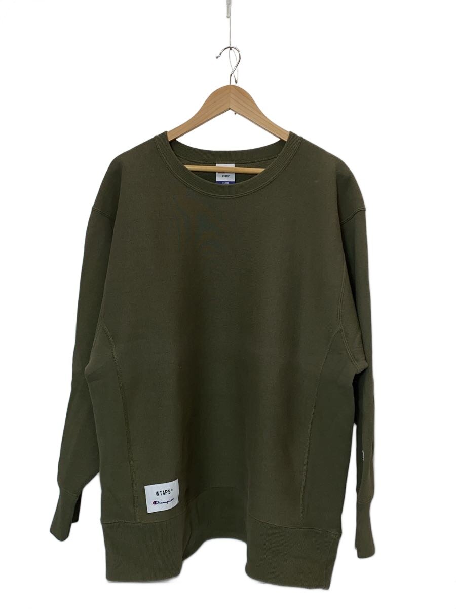 【中古】WTAPS◆22ss/Reverseweave/流汗/XL/綿織物/KHK/c8-t016//【メンズウェア】