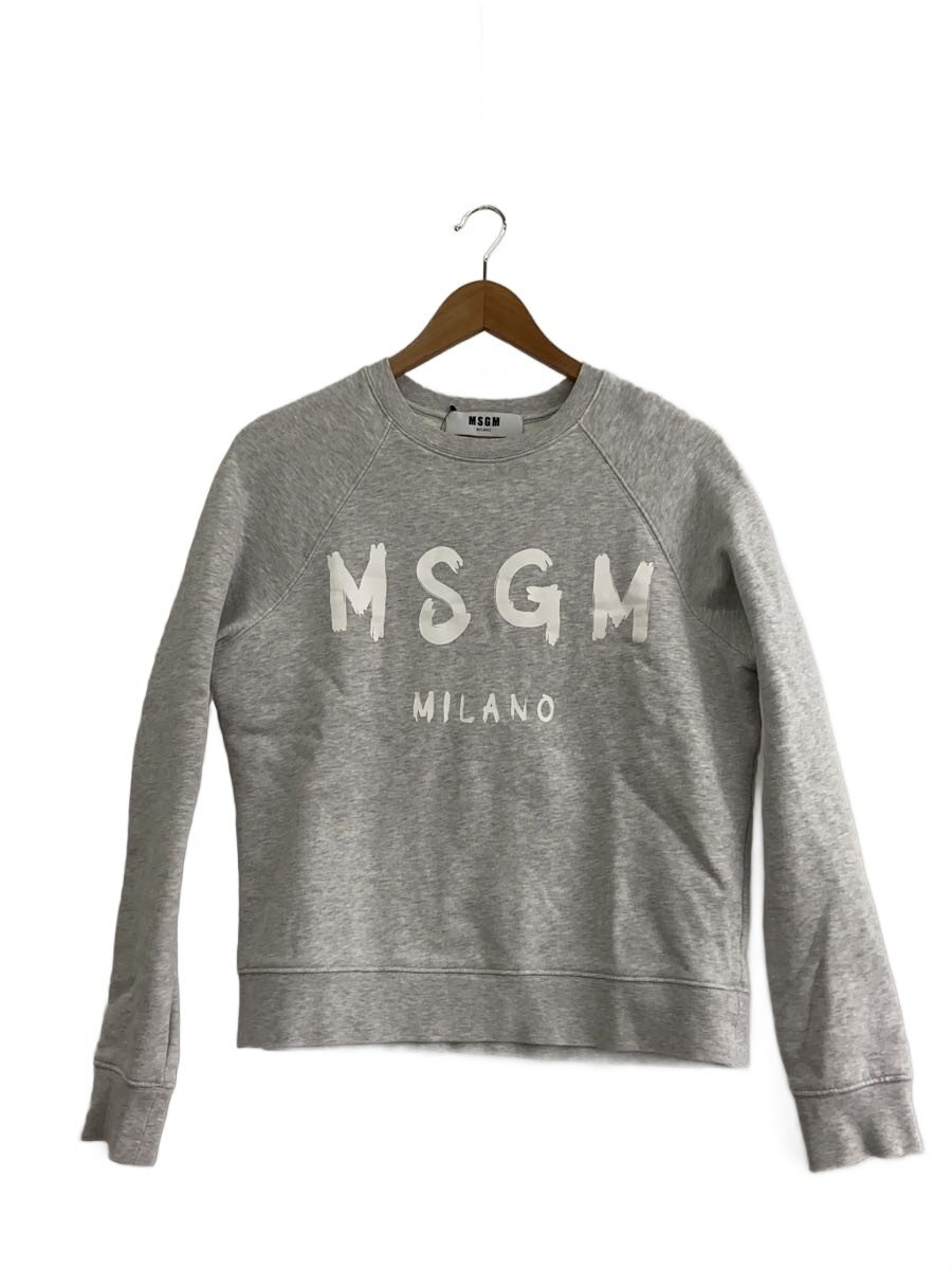 【中古】MSGM◆スウェット/M/コットン/GRY/2741mdm89【メンズウェア】｜2ｎｄ STREET 店
