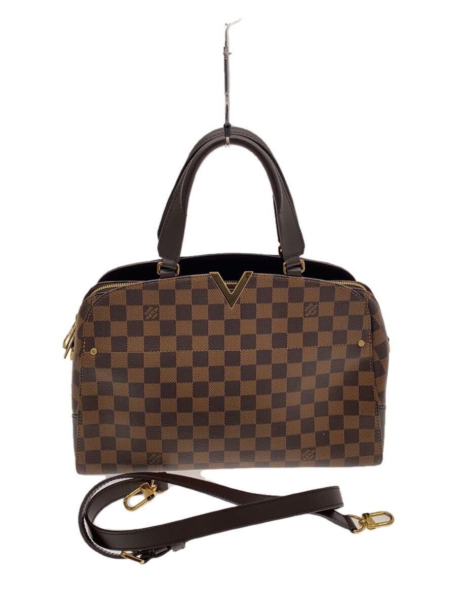 【中古】LOUIS VUITTON◆ケンジントン・ボーリング_ダミエ・エベヌ/PVC/2WAYショルダー・ハンドバッグ/ストラップ【バッグ】|2nd STREET 店