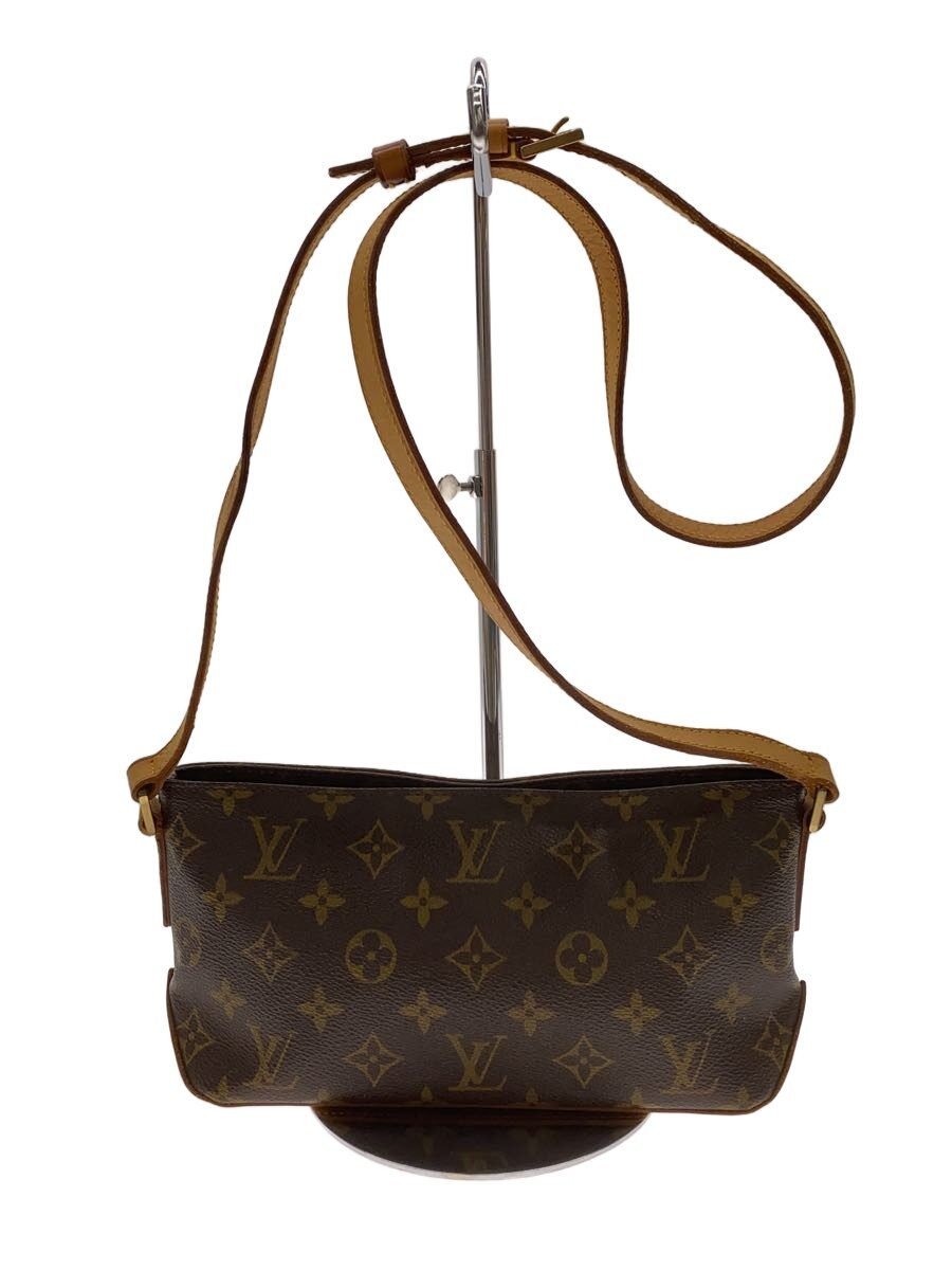 【中古】LOUIS VUITTON◆トローター_モノグラム・キャンバス/PVC/BRW【バッグ】|2nd STREET 店