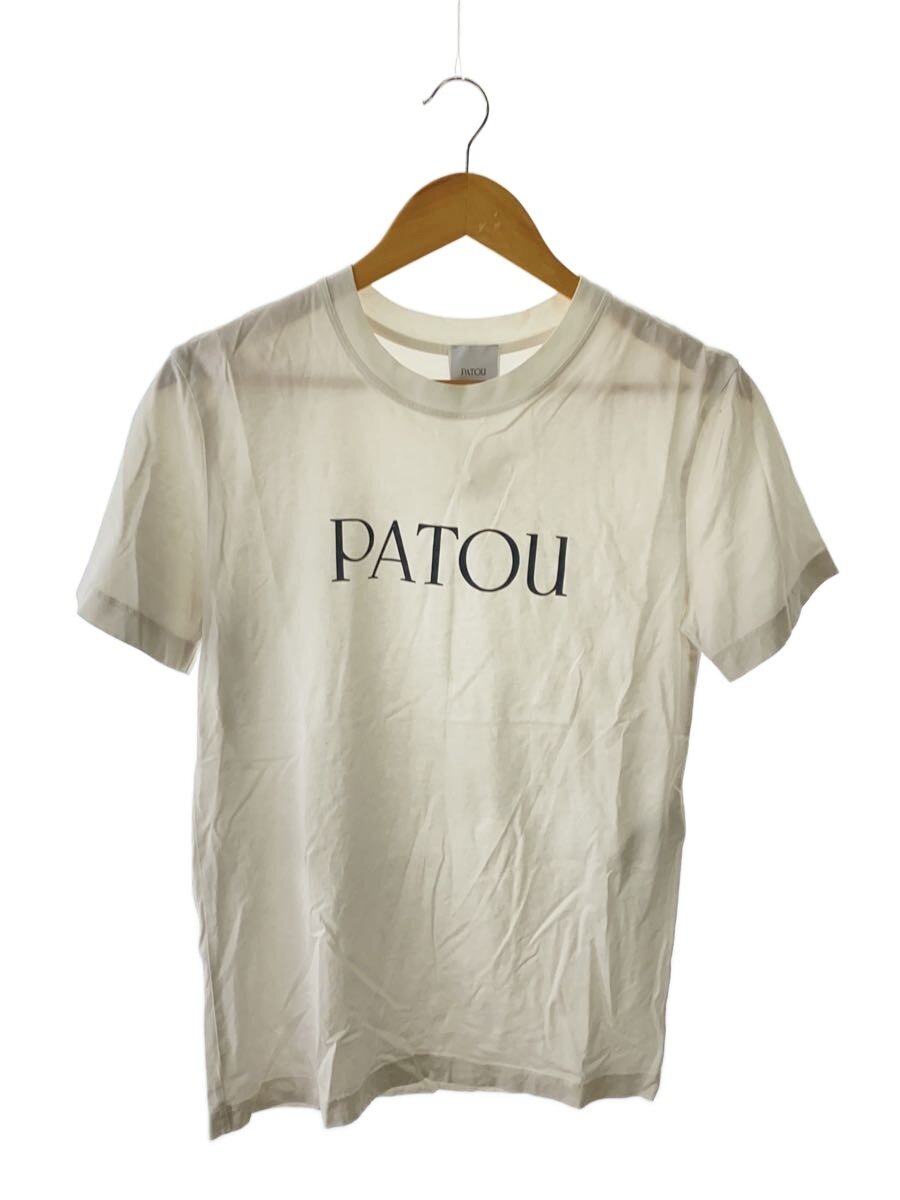 【中古】PATOU◆ティーシャツ/XS/綿織物/WHT/刷り上げる/ES-JE029-99-6【レディース御召しもの】