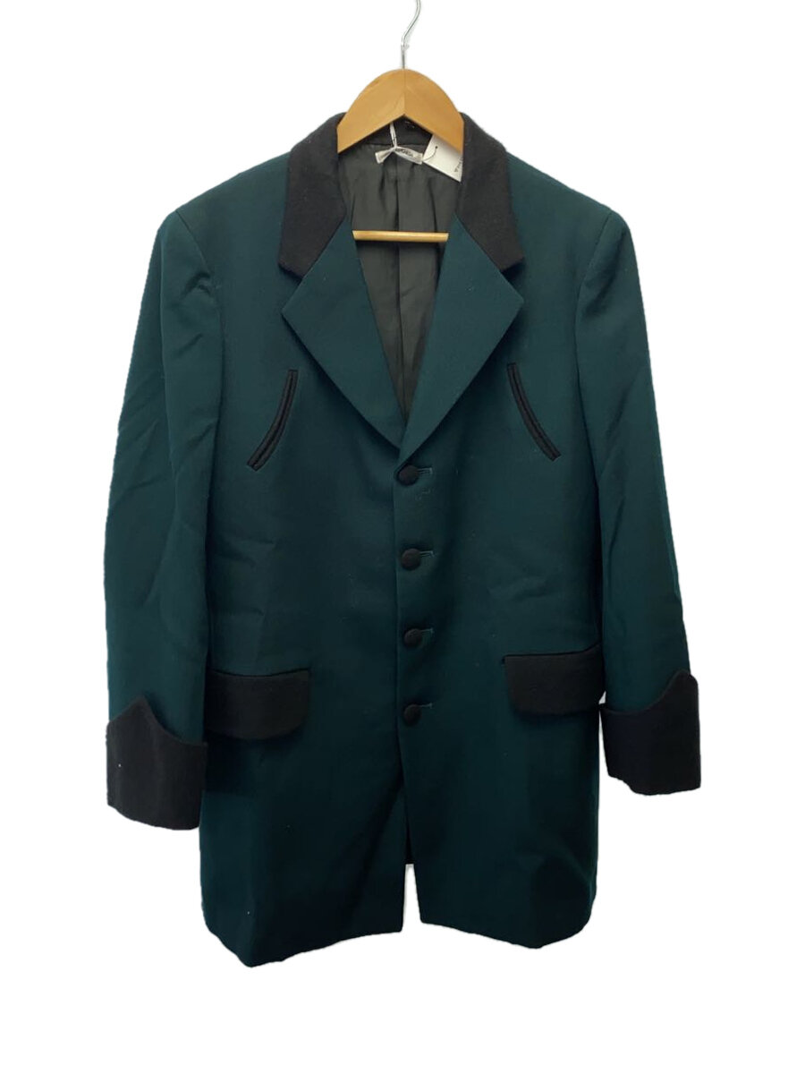 【中古】FUMIKA UCHIDA◆Notched Lapel Long Jacket/34/ウール/GRN/ジャケットコート/バイカラー/緑//【レディースウェア】｜2ｎｄ STREET 店