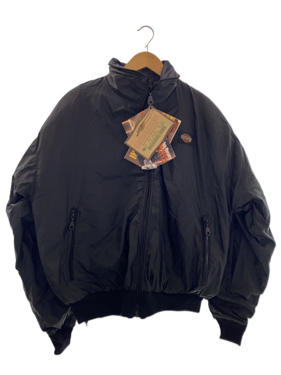 【中古】HARLEY DAVIDSON◆ジャケット/L/ナイロン/BLK/無地/98107-00V【メンズウェア】｜2ｎｄ STREET 店