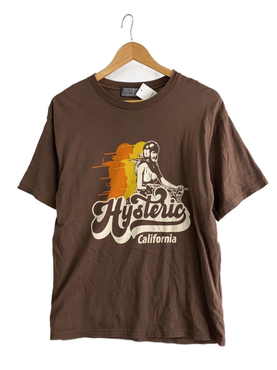 【中古】HYSTERIC GLAMOUR◆プルオーバー/M/綿織物/BRW/02241CT34//【メンズウェア】