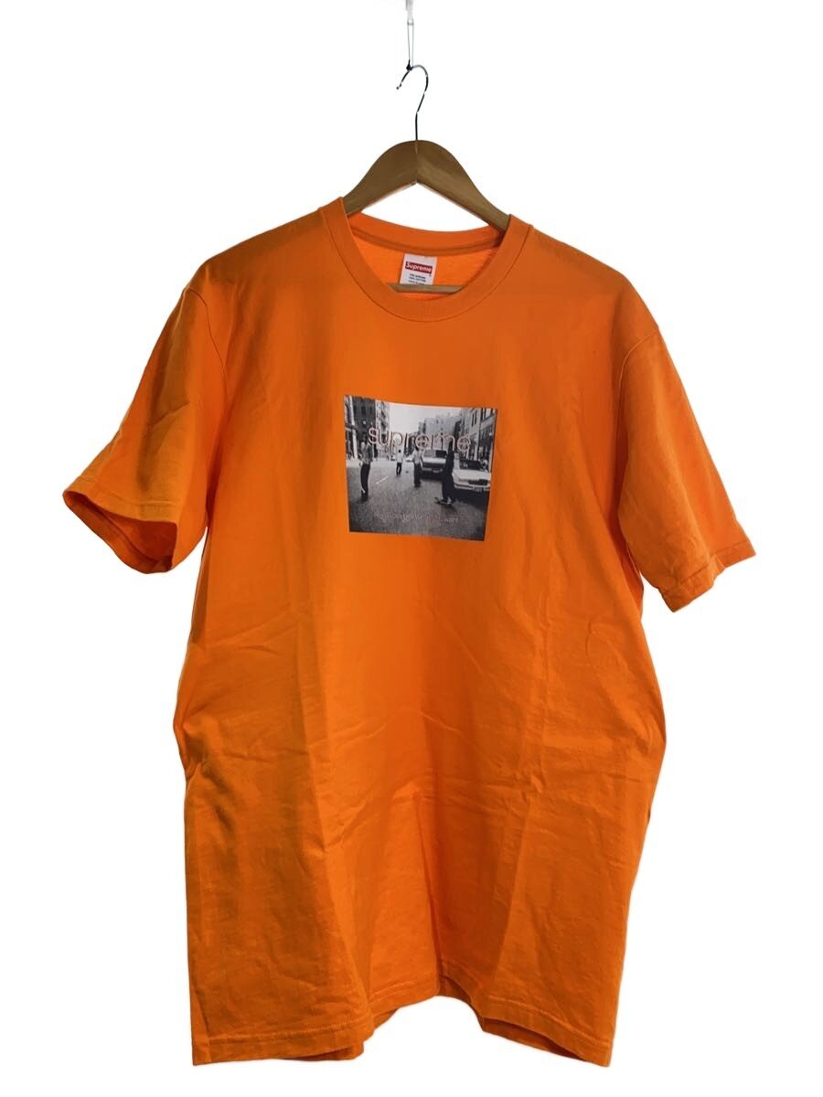 【中古】Supreme◆シュプリーム/Crew 96 Tee/プルオーバー/L/メンズ/綿織物/24SS/オレンジ色/RN#101837【メンズウェア】