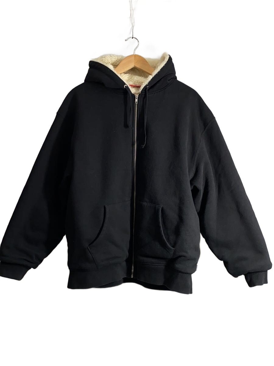 【中古】Supreme◆パーカー/L/綿織物/BLK【メンズウェア】